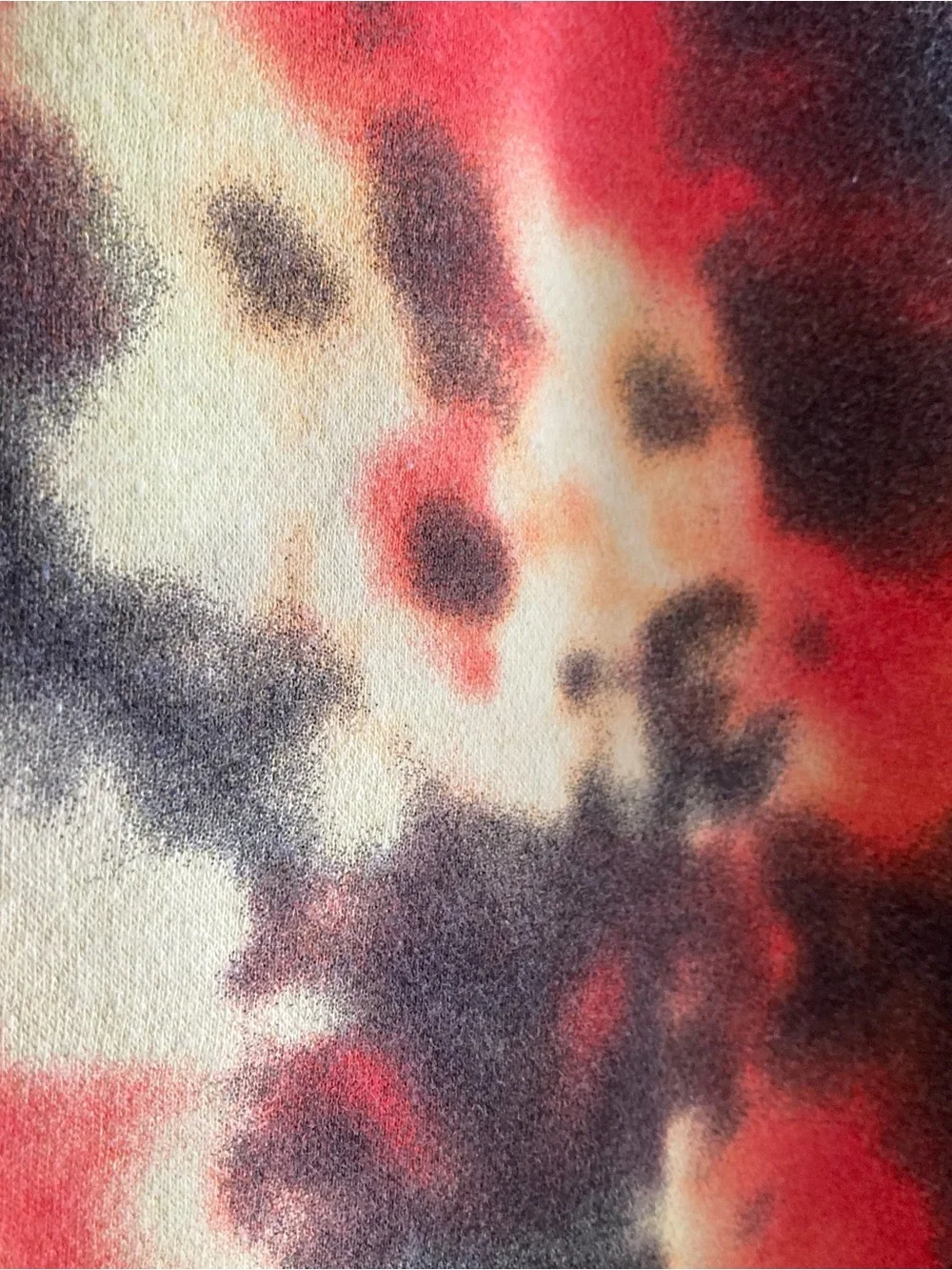 Jordan Smoke Orange Black Tie-Dye Kids Crewneck Sweatshirt & Joggers Set